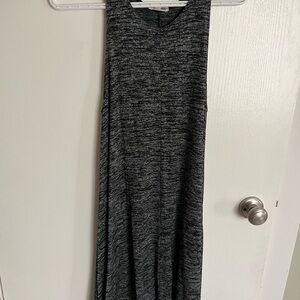 Sleeveless Black and Gray Dress
